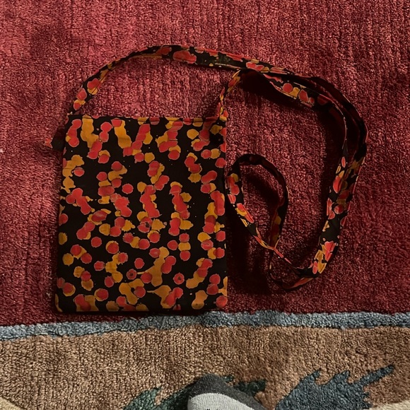 Handmade Elephant Print Shoulder Bag - Multicolor - Picture 3 of 5